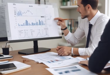 Image of a workshop setting with participants learning about financial management.