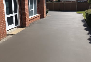 High-pressure water spray cleaning a Melbourne driveway with clear before-and-after contrast.