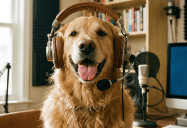 golden retriever pet podcast