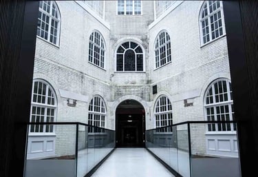 internal bridge at Lambeth Town Hall