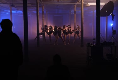 Creeper Cult music video shot shot in the Main room at Atlas Studios