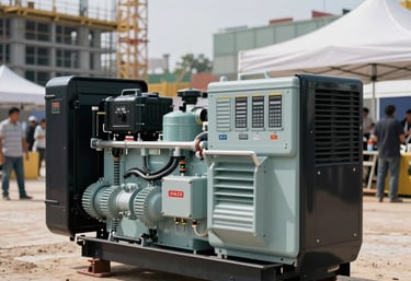 location groupe électrogène, groupe électrogène chantier 77, alimentation électrique secours