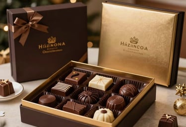 chocolatier entreprise, cadeaux clients fin année, coffret chocolat professionnel, chocolat artisan