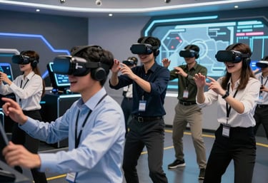 team building VR, réalité virtuelle entreprise, activité immersive collaborateurs, animation VR