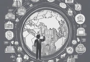 human hand holding plasma ball