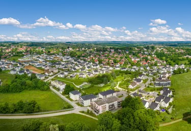 Serre Les Sapins vue du ciel