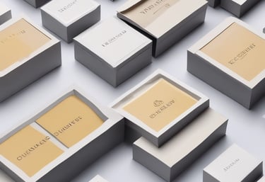 Close-up of colorful mailer and rigid boxes showcasing detailed printing and sturdy construction.