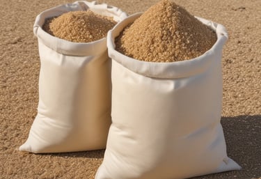 A delivery truck loaded with organic products ready to depart from a Bolivian warehouse.
