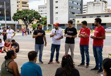 A warm, inviting illustration of an open Bible with soft rays of light shining down, symbolizing divine inspiration.