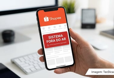 Shopee fora do ar? Usuários relatam instabilidade no app e site hoje