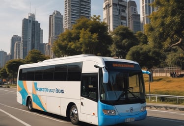 A sparkling outdoor swimming pool surrounded by lush greenery shared by all guests.