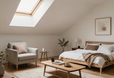 Before and after images showing a beautifully renovated floor with fresh finishes.