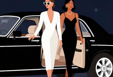 a man riding a skateboard down a street next to tall buildings