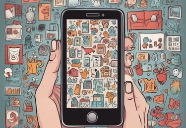 A vibrant team brainstorming around a table filled with sketches and laptops.