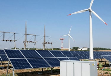 A solar panel installation on a residential rooftop under a bright blue sky.