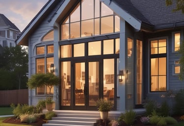 window curtain open wide