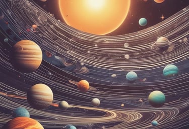 A close-up of a detailed astrological map with highlighted sections.