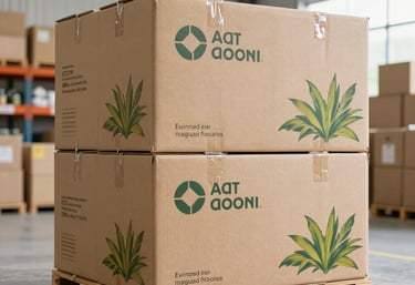 Close-up of fresh green vegetables displayed in a modern retail setting with bright, natural lighting.