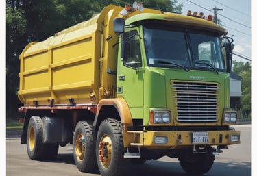 Technician reviewing sanitary resolution documents in an office setting.