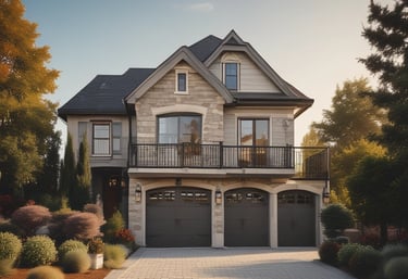 A cozy modern living room bathed in warm orange light reflecting the brand colors.