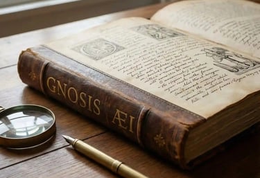 A rendering of the actual SCG witchery grimoire Gnosis AEI