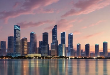 Close-up of hands exchanging business documents over a dark wood table, symbolizing trust and partnership.
