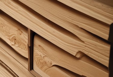 A team of architects and builders collaborating over blueprints in a bright, modern office.