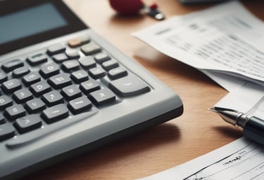 A friendly financial advisor discussing loan options with a client in a cozy office.