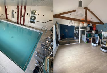 Image de la piscine et de la salle de sport