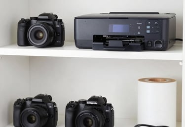 Close-up of a photo strip with joyful, candid moments captured by the photo booth.