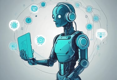 Smiling business owner shaking hands with an AI consultant after a successful meeting.