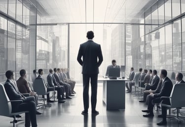 Close-up of hands exchanging business documents over a polished desk.