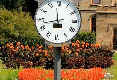 solar clock https://streetclockdepot.com