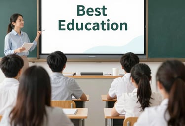 A diverse group of university students studying together with laptops and notebooks in a bright campus setting.