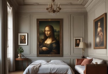 Vibrant vinyl wall print showcasing a business advertisement.