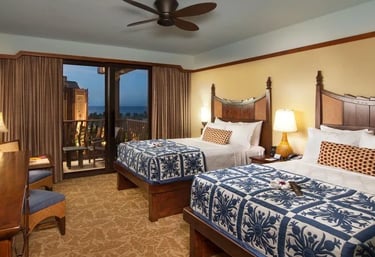 habitacion estandar de lujo en aulani a disney resort and spa en hawaii