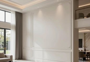 Close-up of a retaining wall made of natural stone with clean, precise lines.