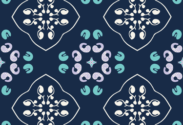 Stylish boho paisley pattern for apparel, accessories, and digital craft downloads.
