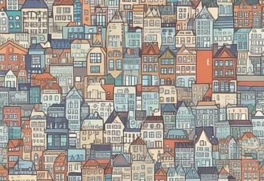 A sleek, modern office space with a team collaborating over domain name listings on multiple screens.