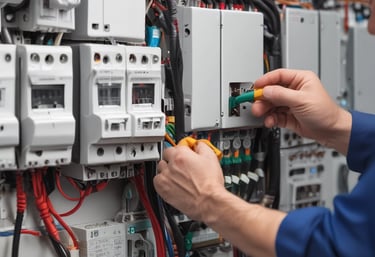 photo of white staircase