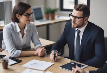 Handshake between a recruiter and a candidate symbolizing partnership.