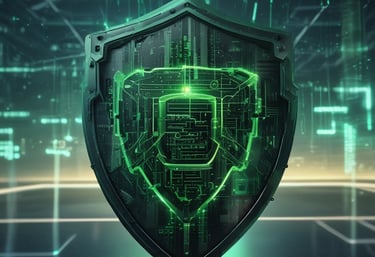 Close-up of a smartphone displaying the Nocost VPN app connected with a secure lock icon.