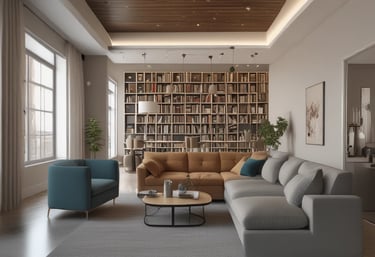 a man riding a skateboard down a street next to tall buildings