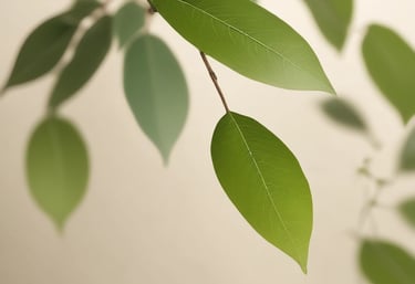 A warm, inviting photo of fresh Mexican herbs and natural products arranged on a rustic wooden table.