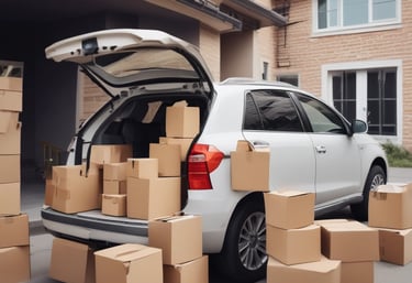 Courier business delivering small packages.