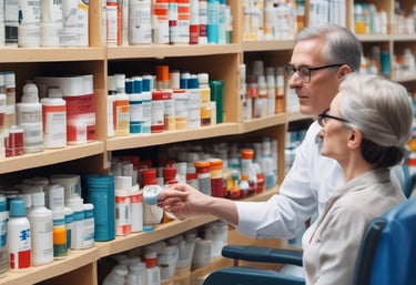 A friendly caregiver assisting a participant with daily activities in a bright, welcoming home environment.