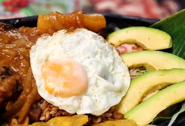 Platos tipicos den Quindío, Calentado Paisa en el Restaurante el Hato de Evelio