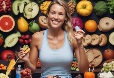 A small group participating in an outdoor fitness class on a sunny day.