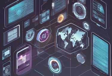 a man riding a skateboard down a street next to tall buildings