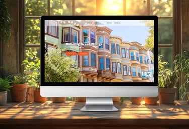 a desktop computer monitor screen displaying a website page